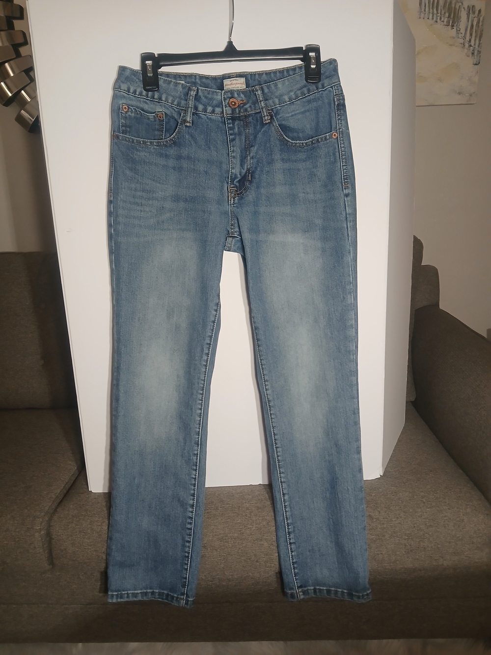 Original Weatherproof Vintage Men's Straight Fit Blue Denim Jeans 32Wx30L